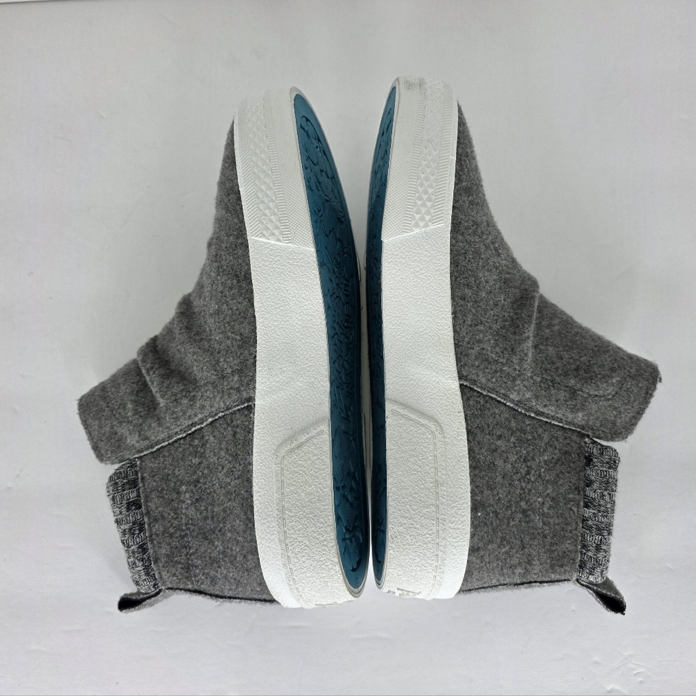 Blowfish Malibu Walkabout High-Top Sneakers Grey Flannel Zip Women's Size 7M - Picture 9 of 12